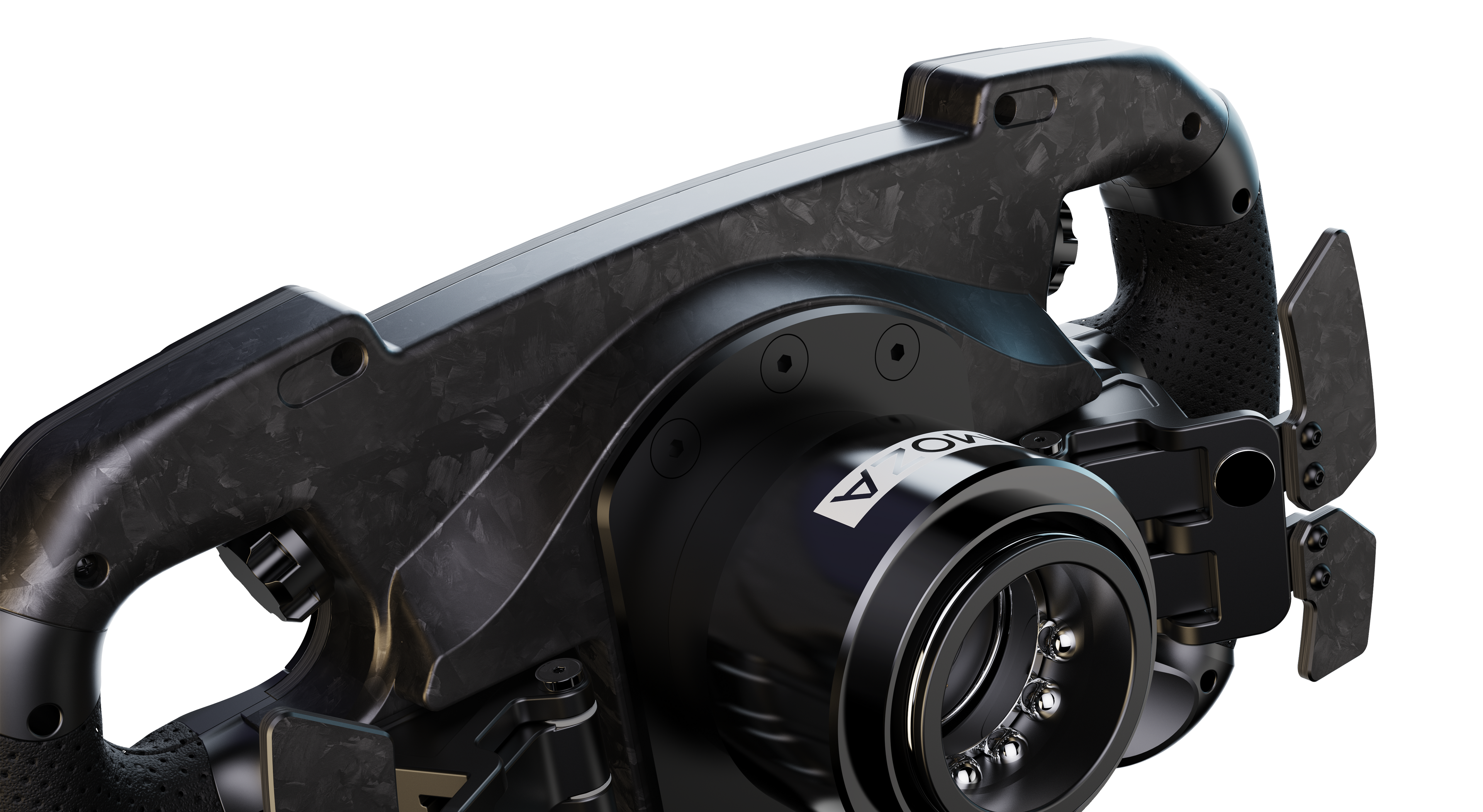 Moza Racing GS V2P Steering Wheel Faux Leather