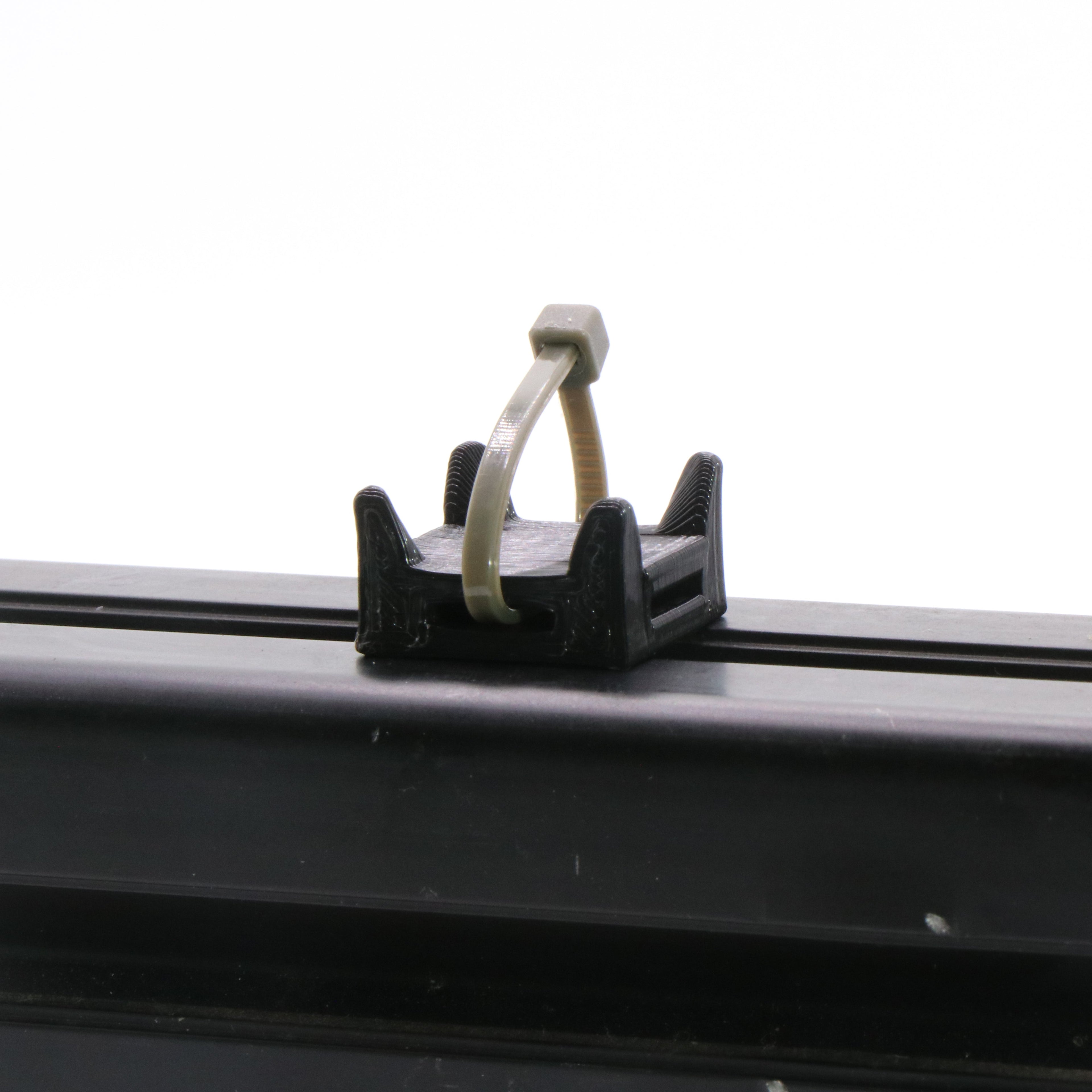 Cable Tie Cable Management Clips for Aluminum Extrusion (10 Pack)