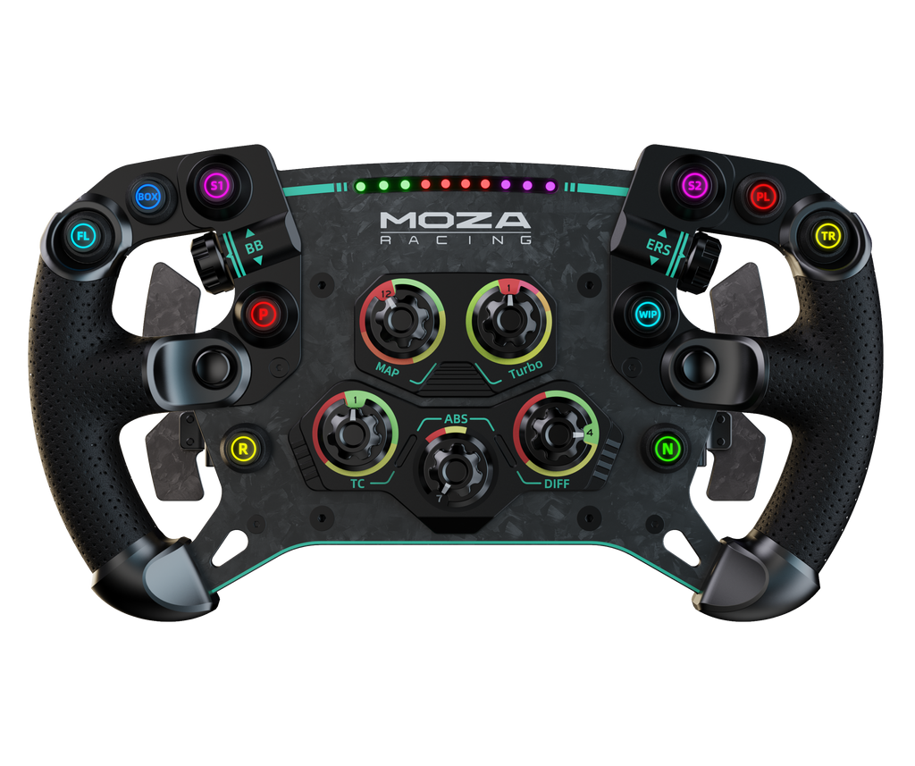 Moza Racing GS V2P Steering Wheel Faux Leather