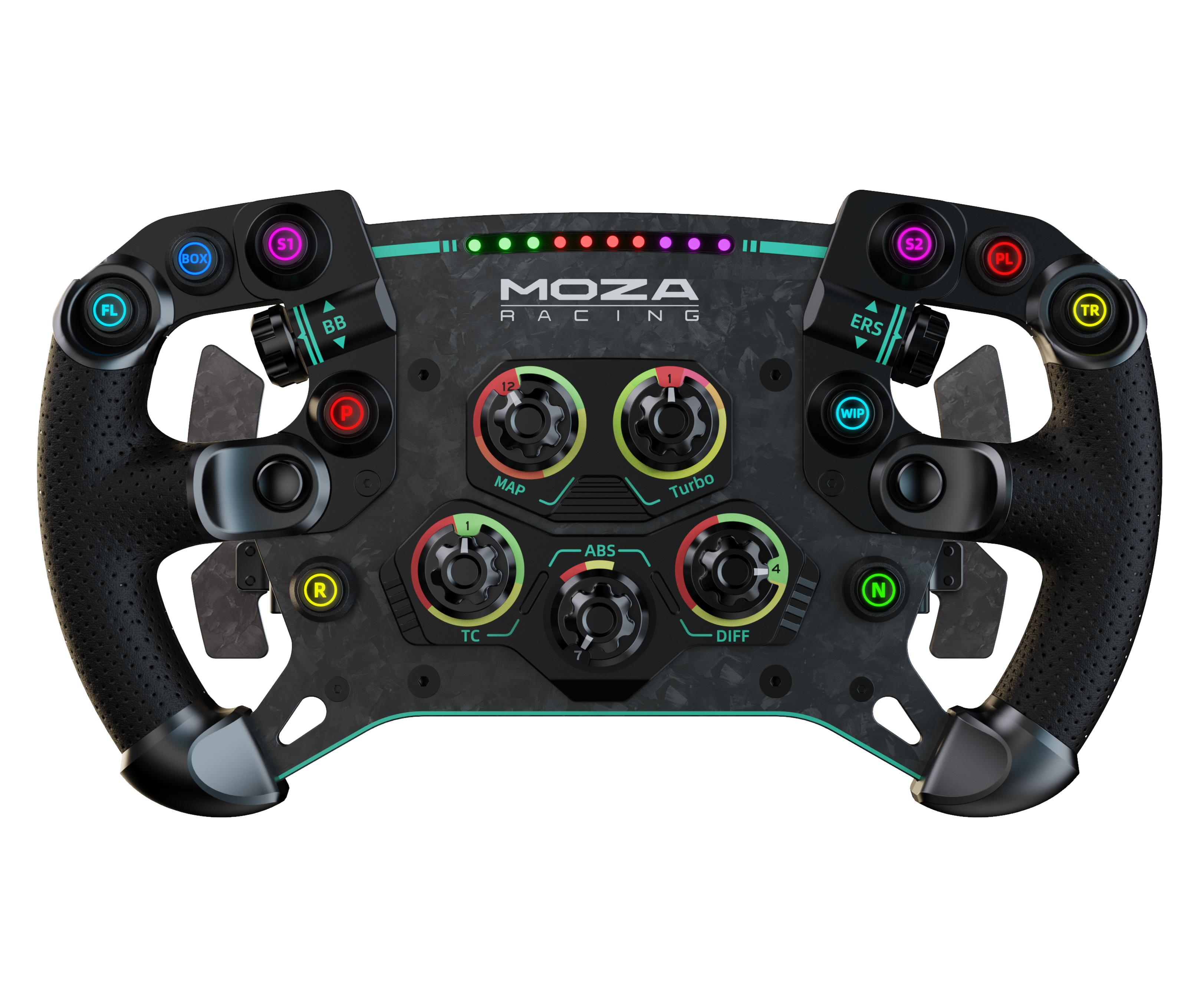 Moza Racing GS V2P Steering Wheel Faux Leather