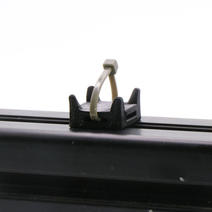 Cable Tie Cable Management Clips for Aluminum Extrusion (10 Pack)